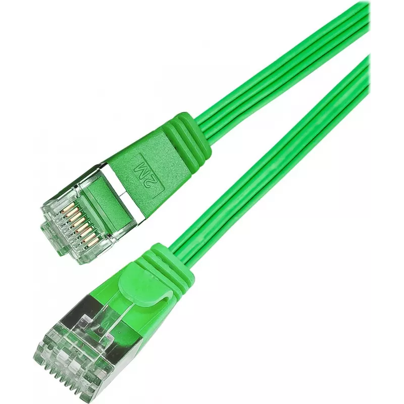 Wirewin Triotronik Cat6 U/FTP Slim Patch Cable, 0.5m, Green PKW-STP-SLIM-KAT6 0.5 GN