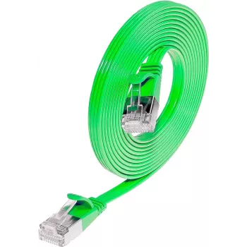 Wirewin Triotronik Cat6 U/FTP Slim Patch Cable, 0.5m, Green PKW-STP-SLIM-KAT6 0.5 GN