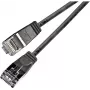 Wirewin Triotronik PKW-LIGHT-STP-K6 1.5 SW Cat6 Shielded Patch Cable, RJ-45 Male to Male, 1.5 m, Black