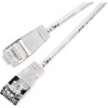 Wirewin Triotronik PKW-LIGHT-STP-K6 15.0 WS Cat6 S/FTP Patch Cable, RJ45 Male to Male, White, 15 m
