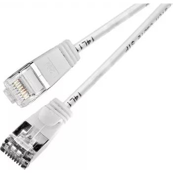 Wirewin Triotronik PKW-LIGHT-STP-K6 2.0 WS Cat6 Shielded Patch Cable, 2m, White