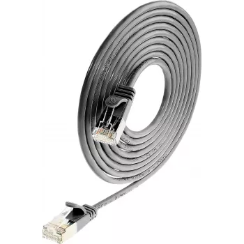 Wirewin Triotronik PKW-LIGHT-STP-K6 3.0 SW Cat6 Shielded Patch Cable, 3m, Black