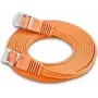 Wirewin Triotronik PKW-STP-SLIM-KAT6 3.0 OR - 3m Slim Cat6 U/FTP Network Patch Cable, RJ45 Male to Male, Orange