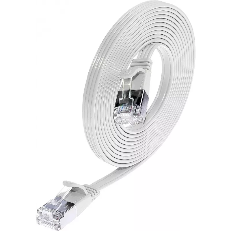 Wirewin Triotronik PKW-STP-SLIM-KAT6 3.0 WS Cat6 U/FTP Slim Ethernet Patch Cable 3m White