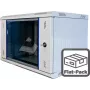 Wirewin WCAB PS2 600X450X6U B FP Wall-Mounted Rack Cabinet 6U Black