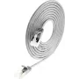 Wirewin Slim Round U/FTP Cat 6a Patch Cable, Grey, 1.0m, 10 Gbps, PoE, Flexible Thin Design for Tight Spaces (PKW-LIGHT-STP-K6A 1.0)