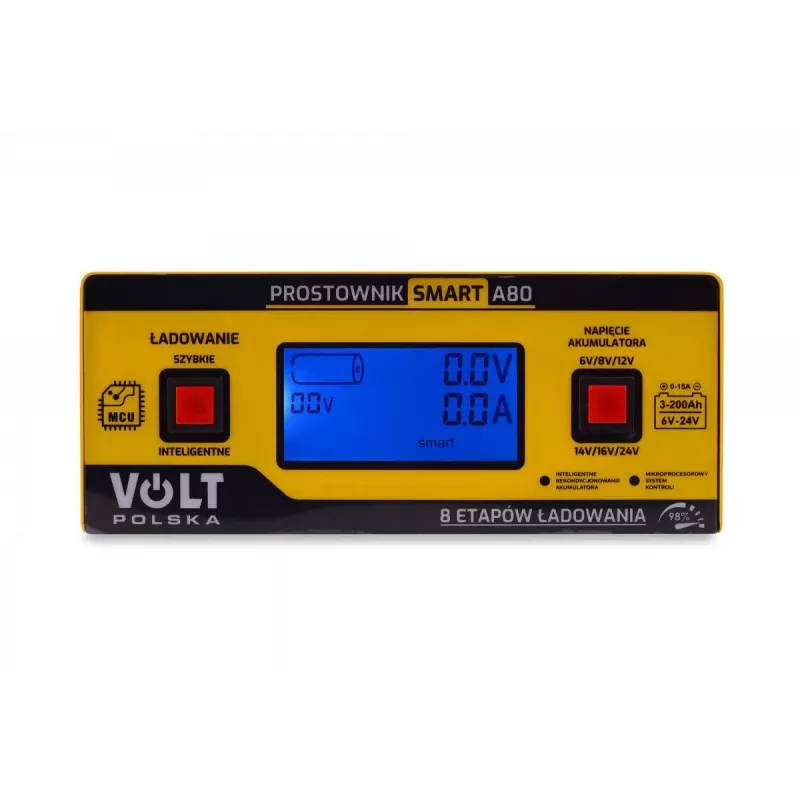 Smart Volt Rectifier Poland 6V/12V/24V 15A A80 Intelligent Battery Charger