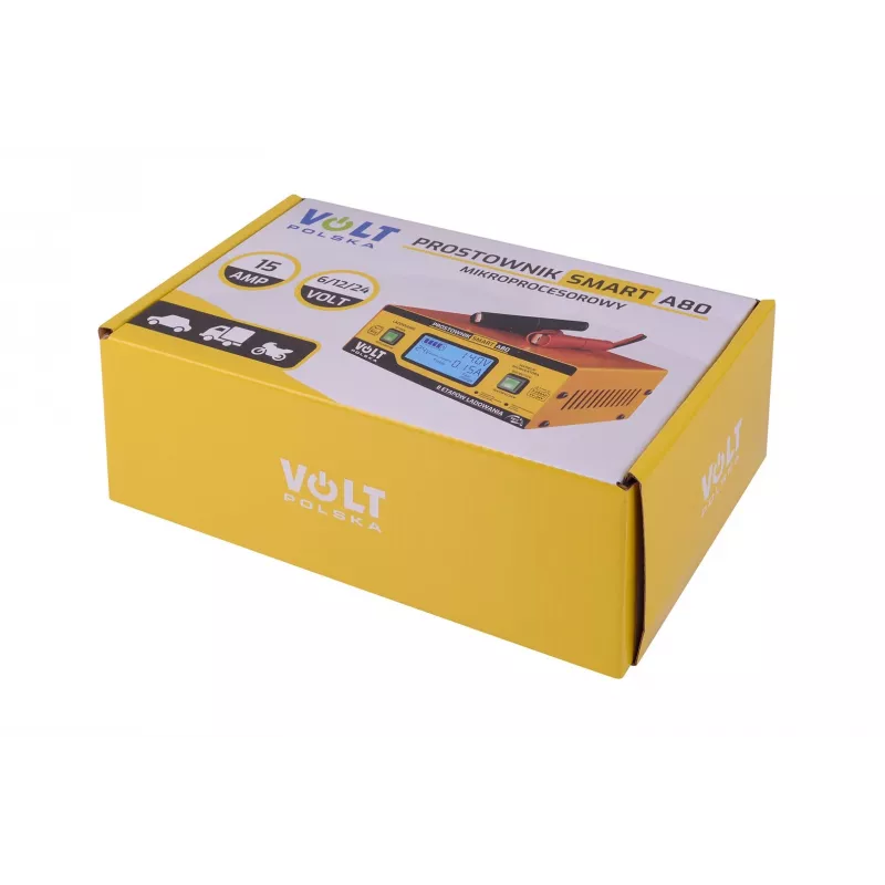 Smart Volt Rectifier Poland 6V/12V/24V 15A A80 Intelligent Battery Charger