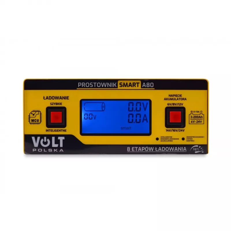 Smart Volt Rectifier Poland 6V/12V/24V 15A A80 Intelligent Battery Charger