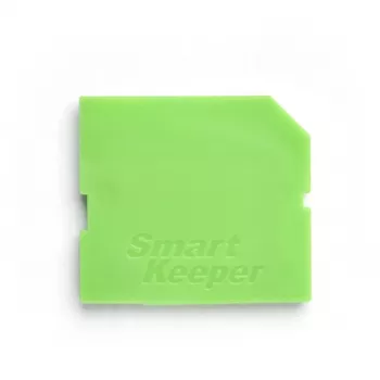 SmartKeeper Mini/Micro SD Port Blocker, Green, 10-Pack (SLSART-0323)
