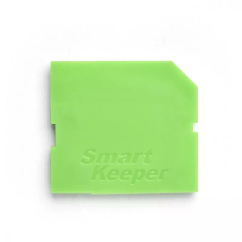 SmartKeeper Mini/Micro SD Port Blocker, Green, 10-Pack (SLSART-0323)