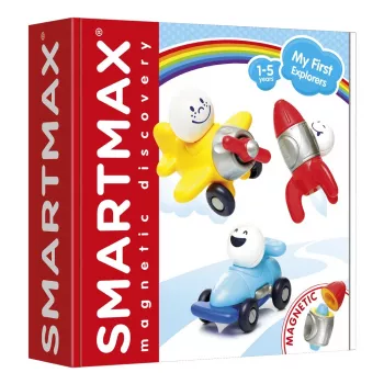 SmartMax My First Explorers 15-Piece Magnetic Construction Set for Toddlers Ages 1-5