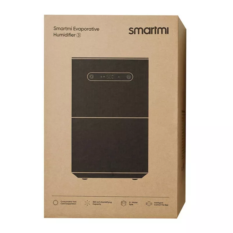 Smartmi Evaporative Humidifier 3 (HU518001EU) – 5L Tank, 350 mL/h, Wi-Fi, UV-C, White