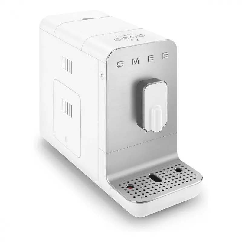 SMEG BCC11WHMEU Fully Automatic Coffee Machine with Steam Wand, 19 Bar, 1.4L, White