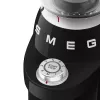 Smeg CGF03BLEU 50's Style Conical Burr Coffee Grinder - Black, 150W, 350g Capacity