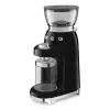 Smeg CGF03BLEU 50's Style Conical Burr Coffee Grinder - Black, 150W, 350g Capacity