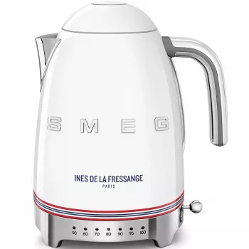 Smeg Electric Kettle KLF04IDFEU 1.7L, White, Ines de la Fressange