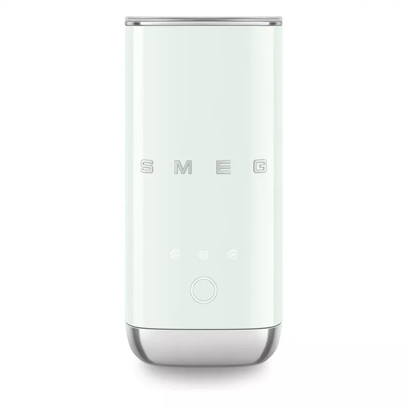 Smeg MFF02PGEU Automatic Milk Frother & Warmer, Pastel Green, 500W