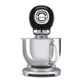 Smeg SMF04BLEU 50's Style Stand Mixer, 800 W, 4.8 L, Black