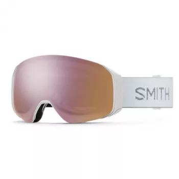 Smith 4D Mag S Ski Goggles with ChromaPop™ Lenses, White Vapor/Rose Gold