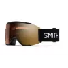 Smith Squad Mag Ski Goggles - Black with ChromaPop Pro Gold Mirror and Storm Rose Flash Lenses