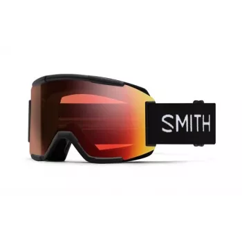 Smith Squad Ski Goggles – Chromapop Sun Red Mirror, Black/Red