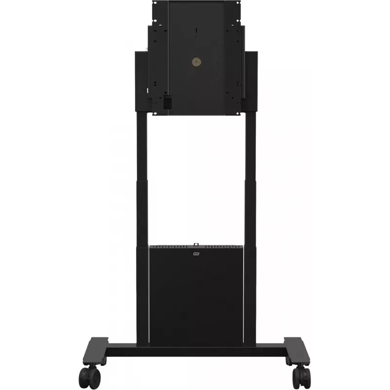 SMS Func Mobile Motorized Flipster 2 Cart - Black - Up to 65 inch Display - for Microsoft Surface Hub 2S 50 inch, Samsung Flip WM55H, Flip 2 WM55R, WM65R, WM85R