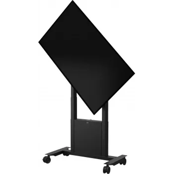 SMS Func Mobile Motorized Flipster 2 Cart - Black - Up to 65 inch Display - for Microsoft Surface Hub 2S 50 inch, Samsung Flip WM55H, Flip 2 WM55R, WM65R, WM85R