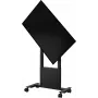 SMS Func Mobile Motorized Flipster 2 Cart - Black - Up to 65 inch Display - for Microsoft Surface Hub 2S 50 inch, Samsung Flip WM55H, Flip 2 WM55R, WM65R, WM85R