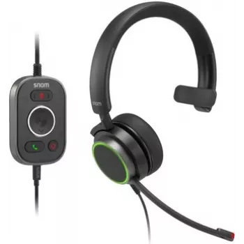 Snom A330M Wired On-Ear Monaural Headset with Noise-Cancelling Microphone
