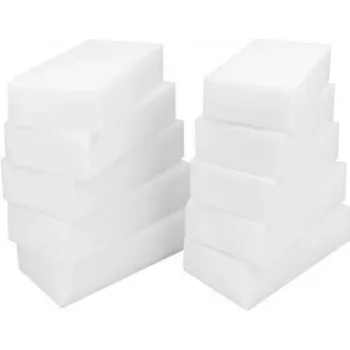 SOENNECKEN Eraser Sponge 10-Pack | Melamine Foam Dirt Eraser for Tiles, Walls, Floors | Chemical-Free Cleaning 496049500