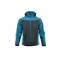 SOFTSHELL COMFORT L Softshell Jacket - Black/Grey, Size L, Water-Resistant 8000mm, Breathable, Windproof, 3 Pockets