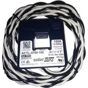 SOLAREDGE SECT-SPL-100A-A Split-Core Current Transformer 100A, 333mV Output, 3m Cable, 16mm Opening