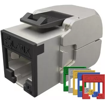 SOLARIX Cat.5E STP Tool-Free Keystone Jack, RJ45, White