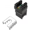 SOLARIX Cat.6 UTP RJ45 Tool-Free Keystone Jack, Black
