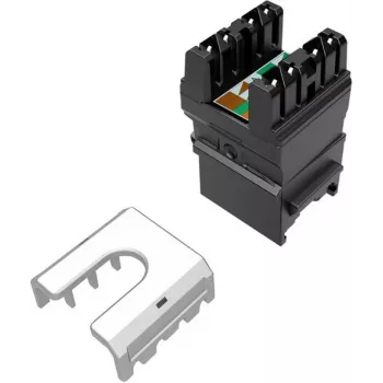 SOLARIX Cat.6 UTP RJ45 Tool-Free Keystone Jack, Black