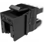 SOLARIX Cat.6 UTP RJ45 Tool-Free Keystone Jack, Black