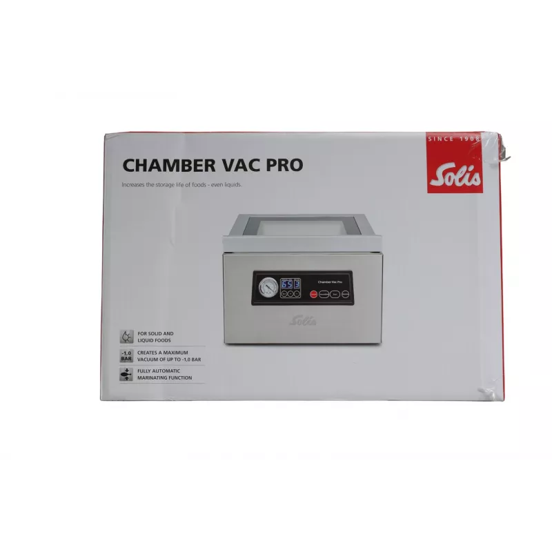 Solis Chamber Vac Pro Stainless Steel Chamber Vacuum Sealer 950 mbar 250 W