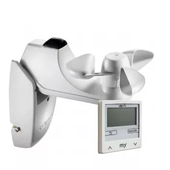 Somfy 1818317 Soliris Smoove Uno Pure White Kit with Wind/Sun Sensor without Frame