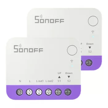 Sonoff MINI-RBS WiFi Smart Mini Roller Shutter Switch (2-Pack)
