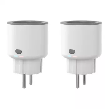 SONOFF S60ZBTPF Zigbee 3.0 Smart Plug (2-Pack) Type F, Remote Control, Scheduling, Voice Control