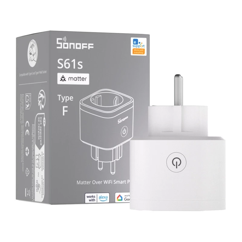 SONOFF S61s Matter External Plug via Wi-Fi