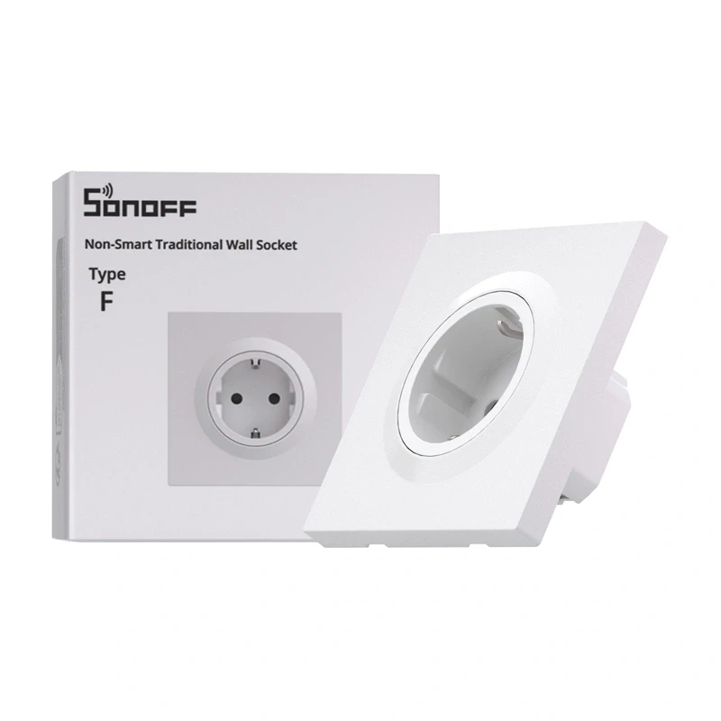 SONOFF WS01STPF-E Traditional Wall Outlet (Type F)