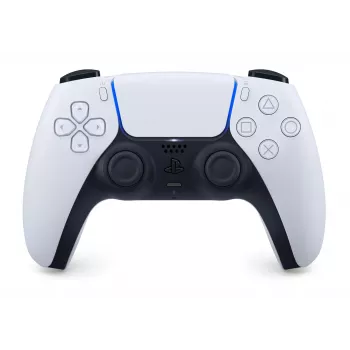 Sony CFI-ZCT1W/W DualSense Wireless Controller – White – Haptic Feedback & Adaptive Triggers for PS5, PC, Mobile