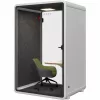 SOUNDBOX INC Soundbox Office Pod SR-M (F4) 1 Person White - Acoustic Phone Booth with LED Lighting & Ventilation