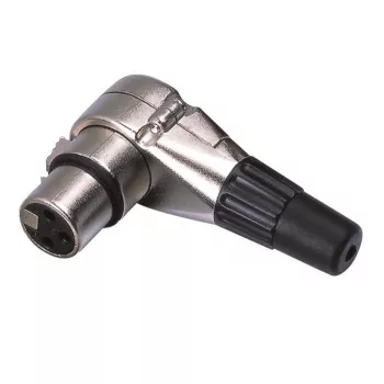Soundsation GO-LINK SXLR034F-B 3-Pin XLR Female Cable Connector, Solder Termination, Black, 25-Pack