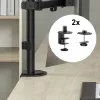 Spacetronik SPA-112 Desk Mount Arm for 1 Monitor 17-32 inch Black