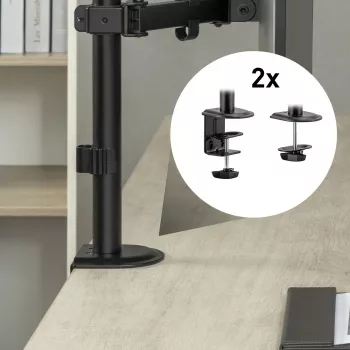 Spacetronik SPA-112 Desk Mount Arm for 1 Monitor 17-32 inch Black