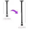 Spacetronik SPA-P01B Universal 2-in-1 Ceiling/Wall Projector Mount, 15 kg Load, Steel, Black