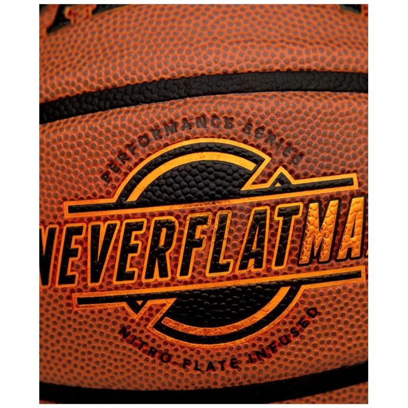 Spalding Neverflat Max Indoor & Outdoor Basketball Brown Size 7